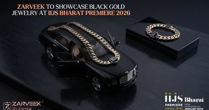 Zarveek to Showcase Black Gold Jewelry at IIJS Bharat Premiere 2026 in Mumbai